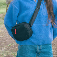 Cross Body Headphone Carry Bag